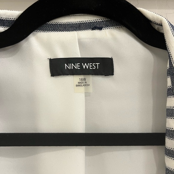 Nine West cotton striped jacket - Picture 3 of 7